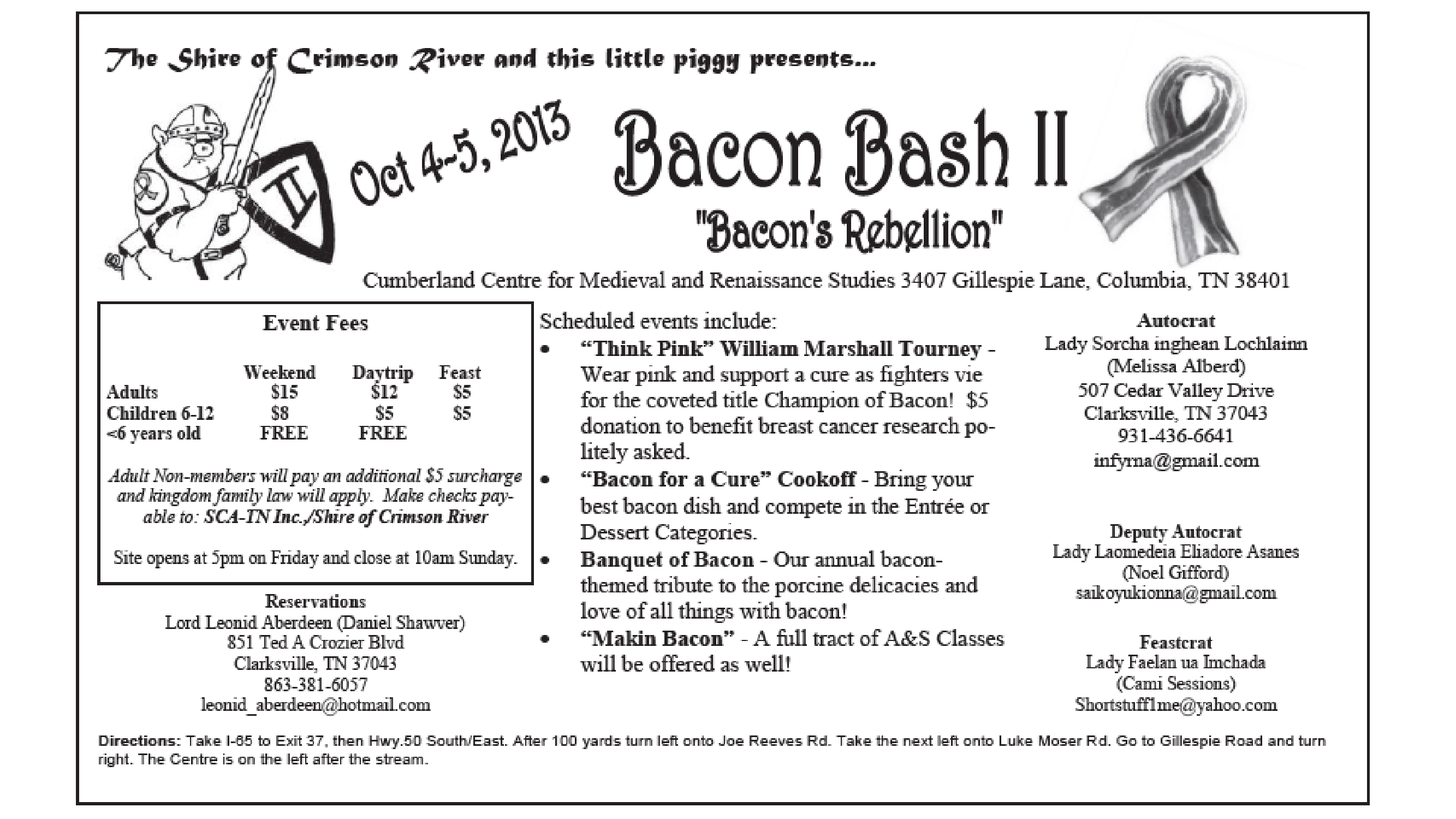 Bacon Bash 2